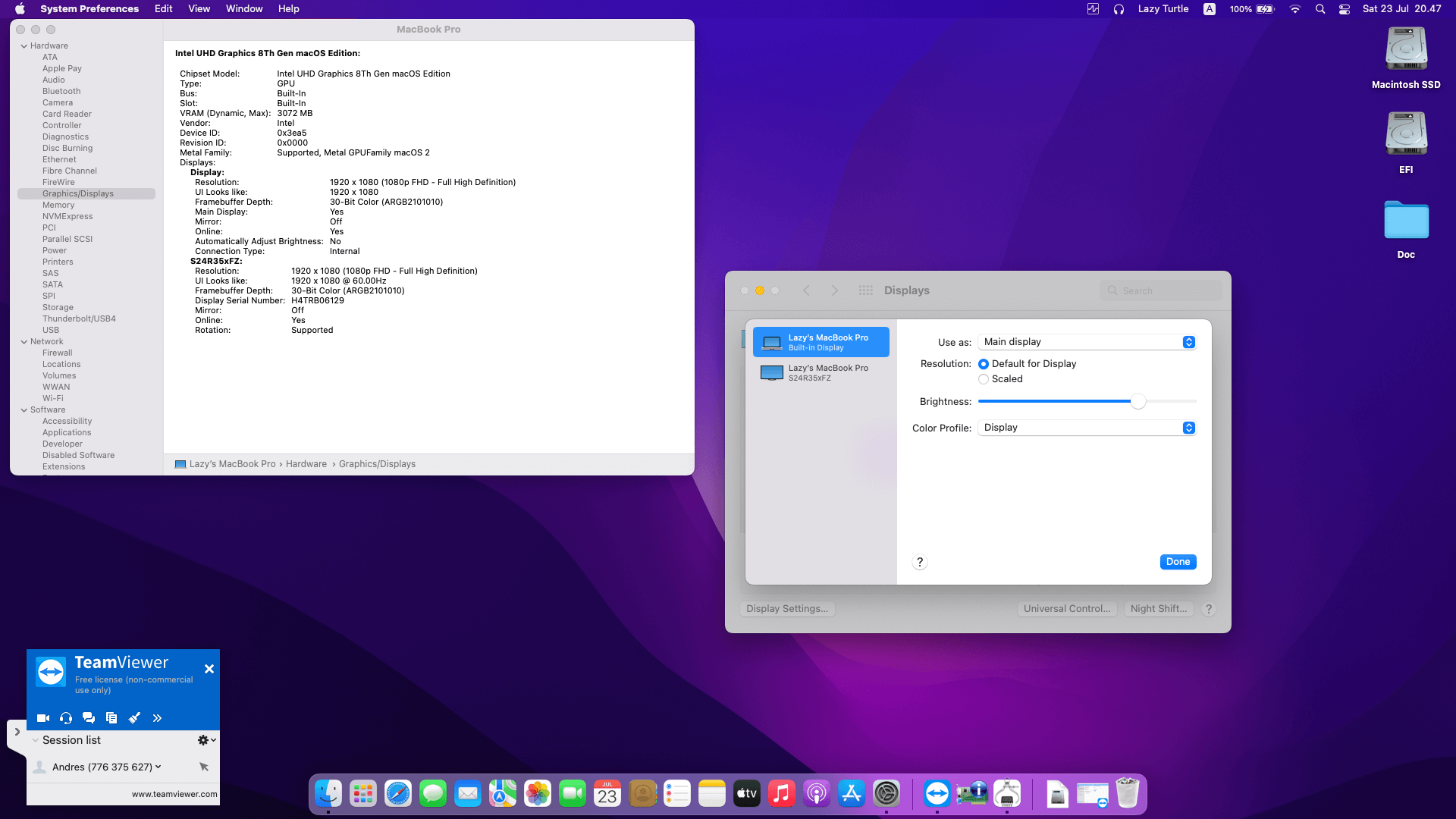MSI Prestige PS42 Modern 8RA [WhiskeyLake   Intel UHD 620 + I2C]   OpenCore 3